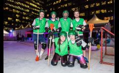 Beat The New Year Blues With A Game Of Canadian Broomball  image