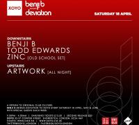 BENJI B + TODD EDWARDS + DJ ZINC (Old School Set) + Room 2: ARTWORK image