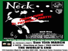 St Patrick's Party feat. Neck at The World's End Camden image