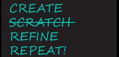 Create, Scratch, Refine, Repeat image