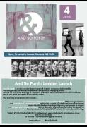 And So Forth: London Launch image