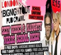 London's Biggest School Disco Pub Crawl: Naughty Nerds and Sexy Schoolgirls image