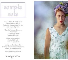 Emily and Fin Sample Sale  image