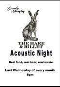 Hare and Billet acoustic night image