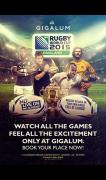 Rugby World Cup showing at Gigalum  FINAL image