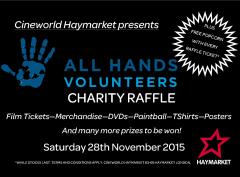 Cineworld Haymarket Presents The All Hands Volunteers Charity Raffle image