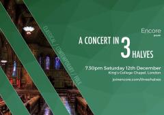 Encore presents: A Concert in Three Halves image