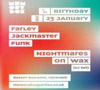 Memory Box 3rd Birthday: Nightmares On Wax & Farley Jackmaster Funk image