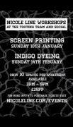 Screenprinting Class with Nicole Line Workshops image