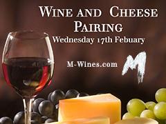 Wine and Cheese Pairing with M-Wines image