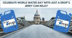 Just a Drop's World Water Day Jerry Can Relay on the Millennium Bridge image