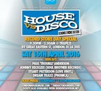 House vs Disco - Record Store Day Special image