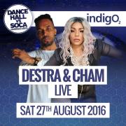 Dancehall vs Soca London | Destra x Cham Live image