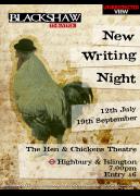Blackshaw's Showcase Shortlist New Writing Night image