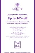 Liberty London Sample Sale at The BOX, Hackney Walk image