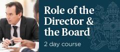 Role of the Director and the Board image