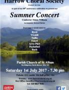 Harrow Choral Society's Summer Concert image