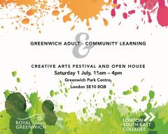 Greenwich Adult Learning Creative Arts Festival & Open House image