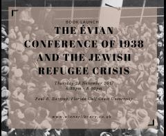 Book Launch: The Évian Conference of 1938 and the Jewish Refugee Crisis image