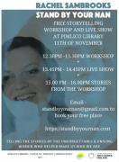 Free Storytelling Workshop and Live Performance image