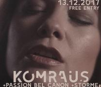 Komraus debut Single release party plus Supports & DJs image