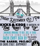 Kicks & Kegs at The Barrel Project image