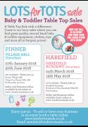 Lots for Tots Table Top Sale - Pinner image