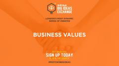 Midtown Big Ideas Exchange debates Business Values image