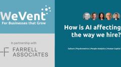 LIVE  How is AI affecting the way we hire? WeVent charity fundraiser image