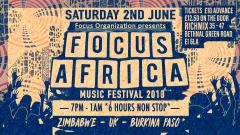 Focus Africa Music Festival 2018 Zimbabwe UK Burkina Faso image