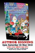 Author and illustrator book-signing of ‘Alice’s London Adventures in Wonderland’ image