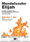 Mendelssohn - Elijah, with Finchley Chamber Choir / Finchley Symphony Orchestra image