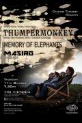 Thumpermonkey "Make Me Young, etc." album launch w/ Memory Of Elephants & Masiro image