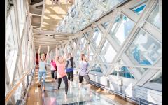 Yoga in the Walkways at Tower Bridge this September image