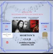 French Touch @ Morton's - Popular Songs with Lauriane Borde & Special Guest image