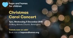 Hope and Homes for Children Carol Concert image