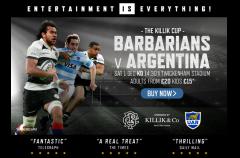 Barbarians V Argentina - Twickenham 1st December image