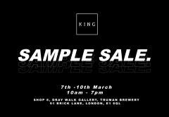 King Sample Sale image
