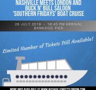 Nashville Meets London ‘Southern Fridays’ Boat Cruise image