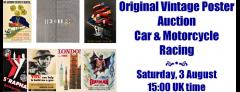 AntikBar Poster Auction incl. Motor Racing image