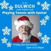 Playing Tennis with Santa! Junior Christmas Party image