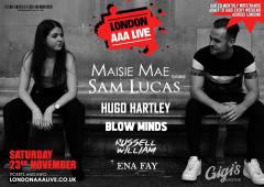 Maisie Mae Ft. Sam Lucas - London AAA Live Presents image
