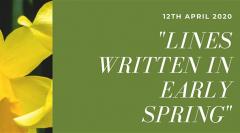 Afternoon Poems: Lines Written in Early Spring image
