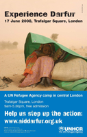 ‘Experience Darfur’: a UNHCR refugee camp in central London image