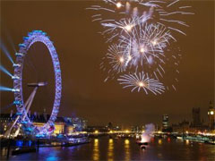 London's New Year's Eve Fireworks image