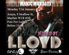 Manic Mondays - hosted by US Sensation Lloyd image
