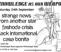 Knowledge As Our Weapon w/ Strange News From Another Star, Fashoda Crisis & Others image
