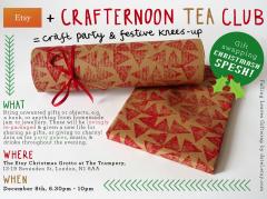 Etsy Labs: Christmash Spesh with Crafternoon Tea Club image