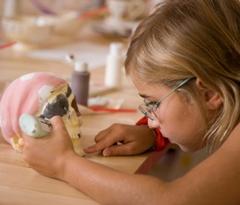 February Half-Term Pottery Painting image