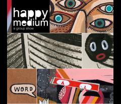 'Happy Medium' a group show curated by David Shillinglaw image